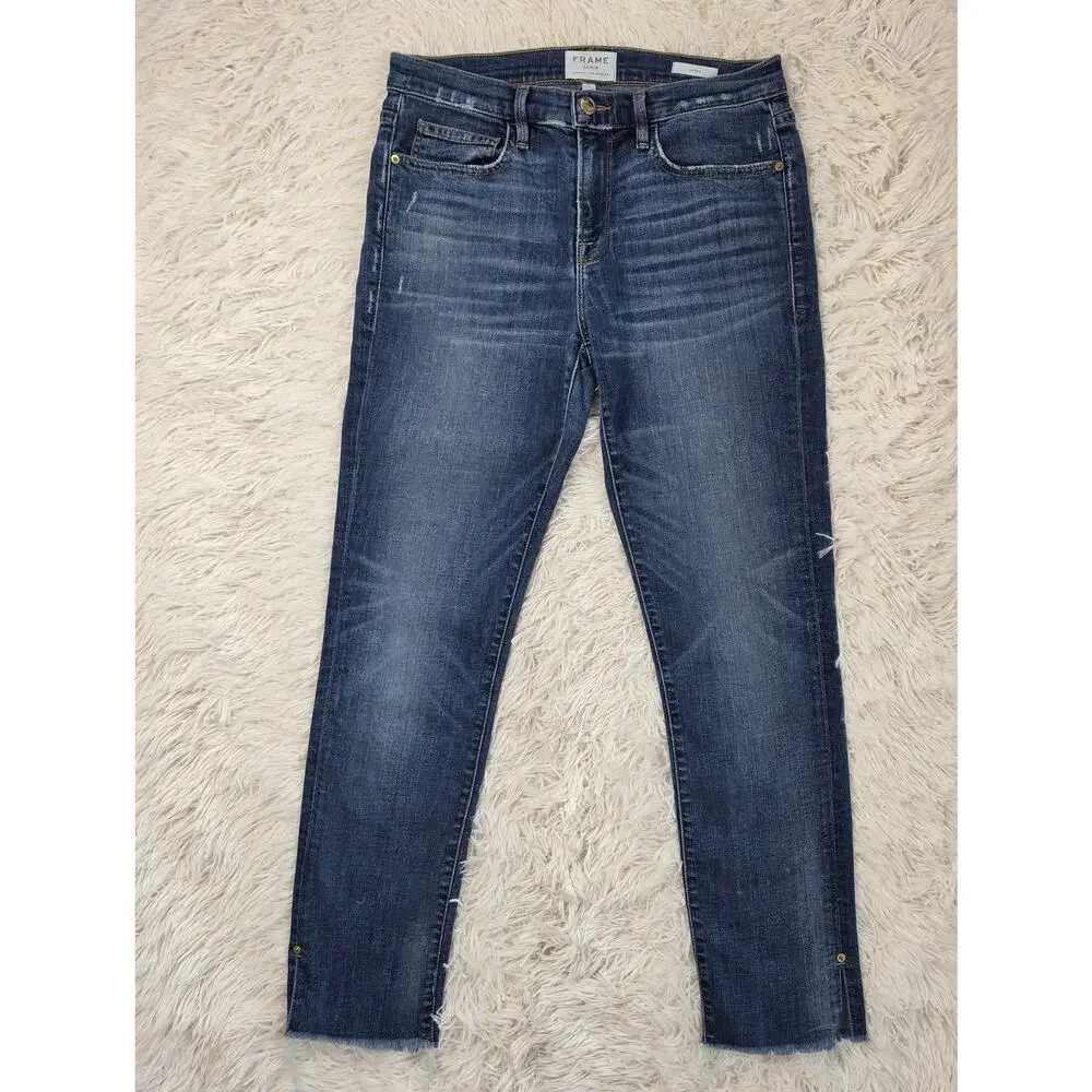 Frame Le Boy Boyfriend Jeans 27 - Picture 2 of 8